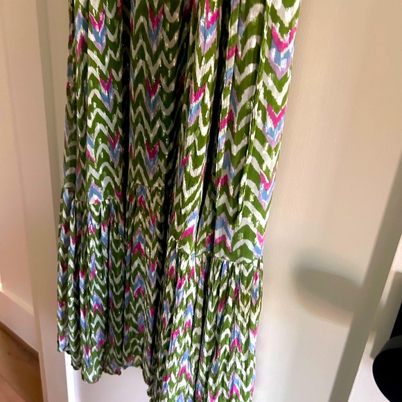 Roller Rabbit Olivia Ikat Chifon Women’s maxi dress size XS. New - Picture 11 of 12